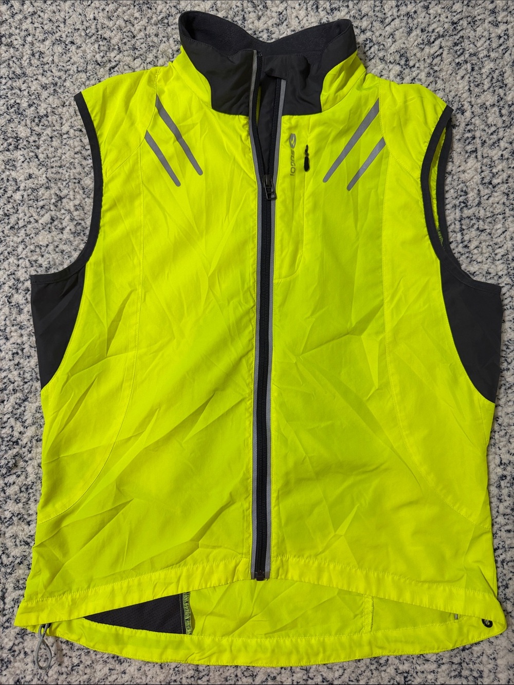 SUGOI High-Visibility Yellow Reflective Cycling Vest Neon Hi-Viz Reflective